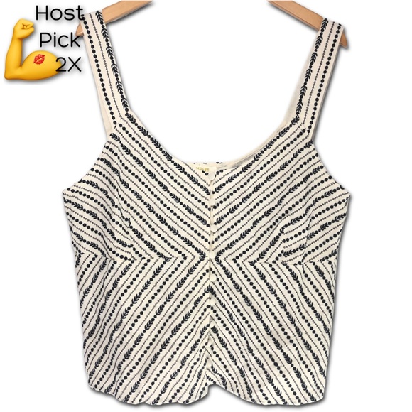 Anthropologie Tops - Anthropologie Maeve NEW Embroidered Corset Top XL